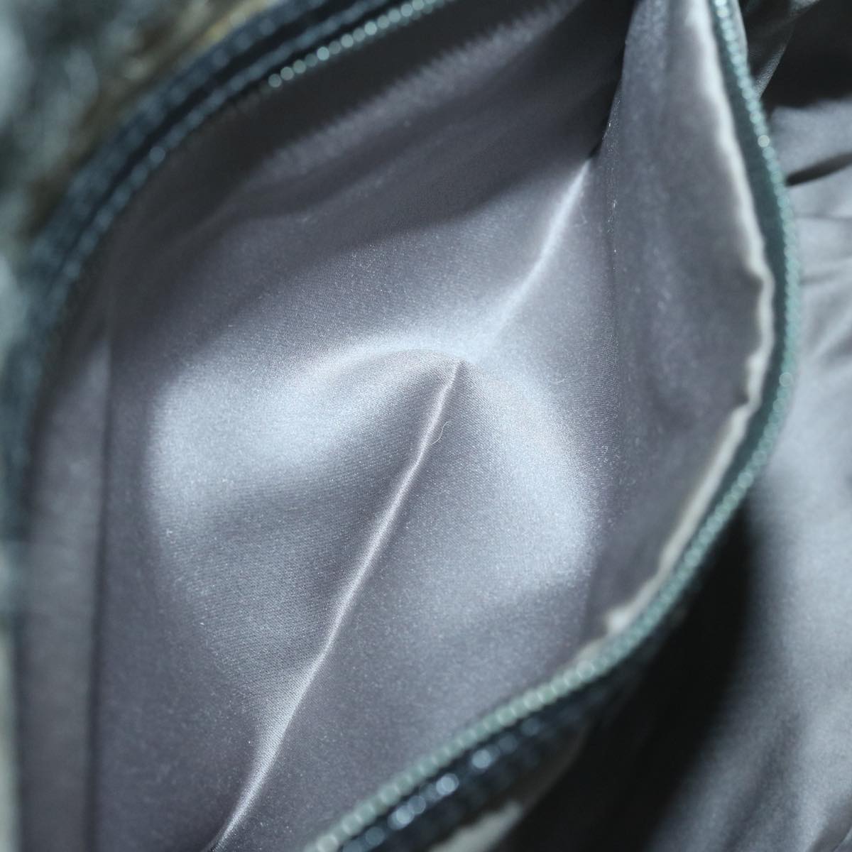 FENDI Mamma Baguette Shoulder Bag Wool Grayyk10246