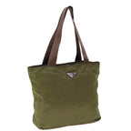 PRADA Tote Bag Nylon Khaki  yk10259