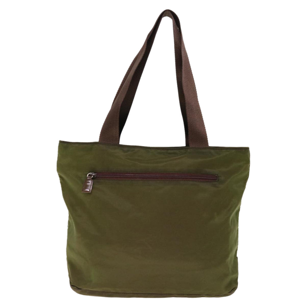 PRADA Tote Bag Nylon Khaki  yk10259