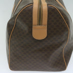 CELINE Macadam Canvas Boston Bag PVC Brown 10316