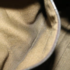 FENDI Zucca Canvas Mamma Baguette Shoulder Bag Brown Blackyk10323