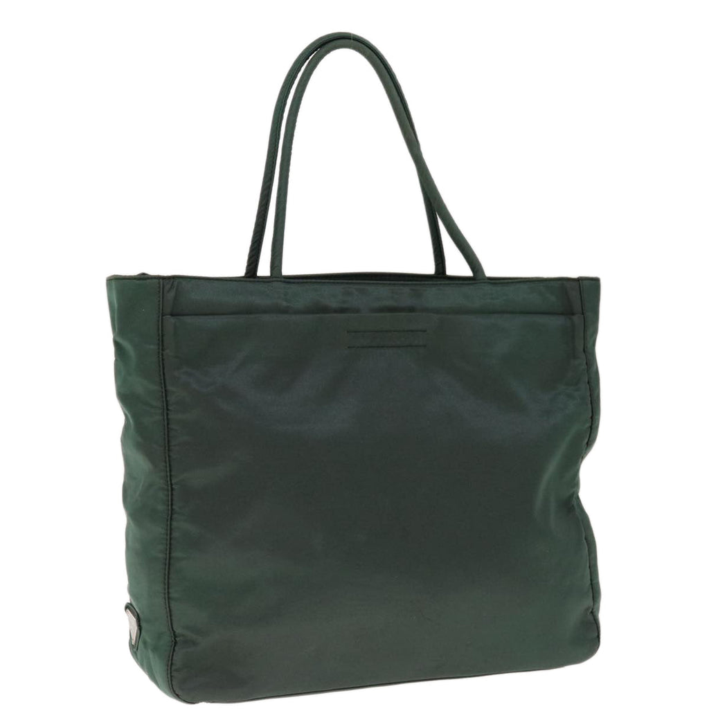PRADA Hand Bag Nylon Green  yk10331