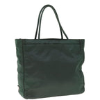 PRADA Hand Bag Nylon Green  yk10331