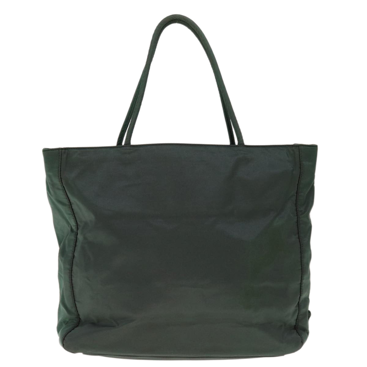PRADA Hand Bag Nylon Green  yk10331