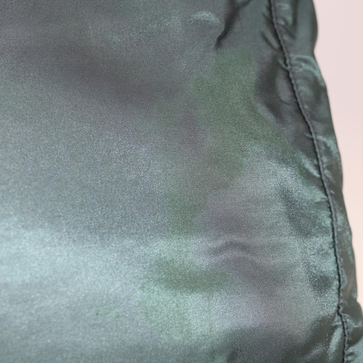 PRADA Hand Bag Nylon Green  yk10331
