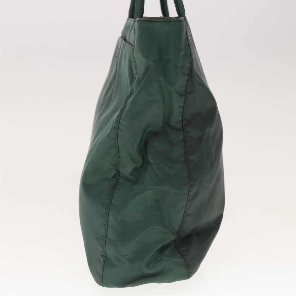 PRADA Hand Bag Nylon Green  yk10331