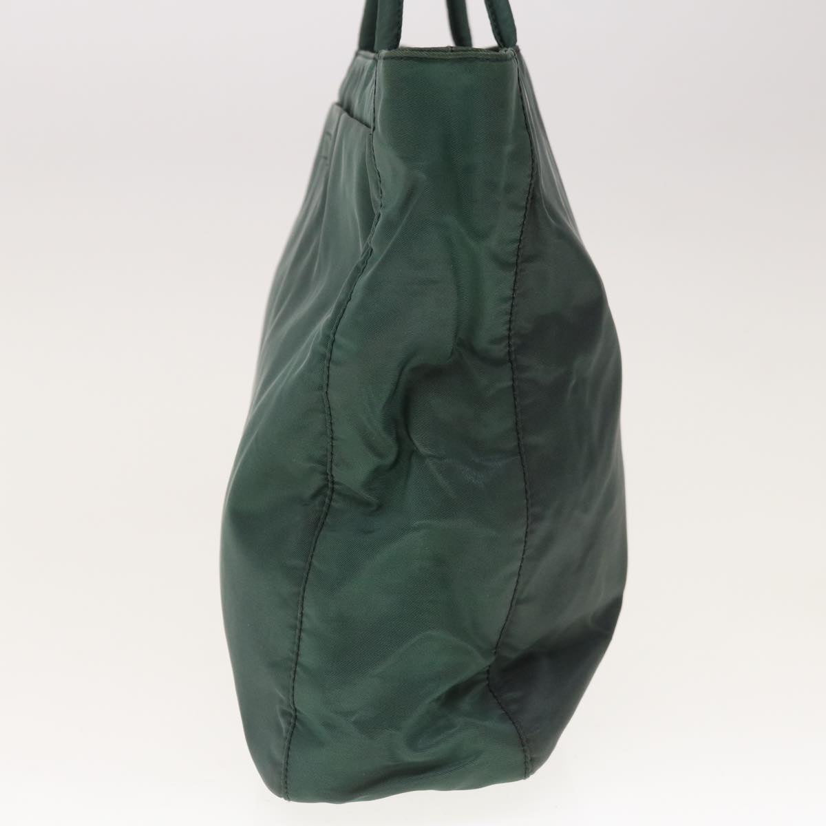 PRADA Hand Bag Nylon Green  yk10331