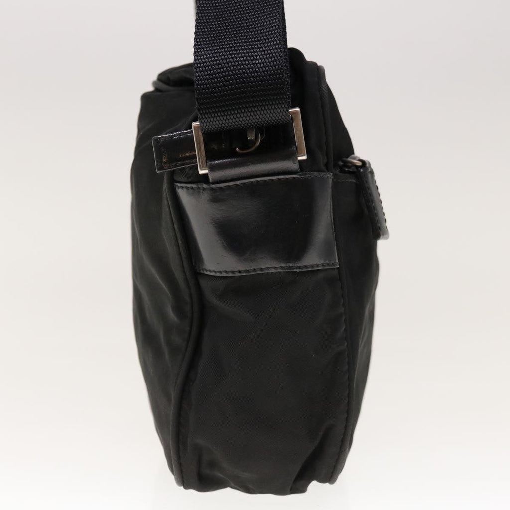 PRADA Shoulder Bag Nylon Black  yk10332