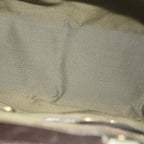 FENDI Zucca Canvas Hand Bag Black Brownyk10338