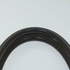 FENDI Zucca Canvas Hand Bag Black Brownyk10338