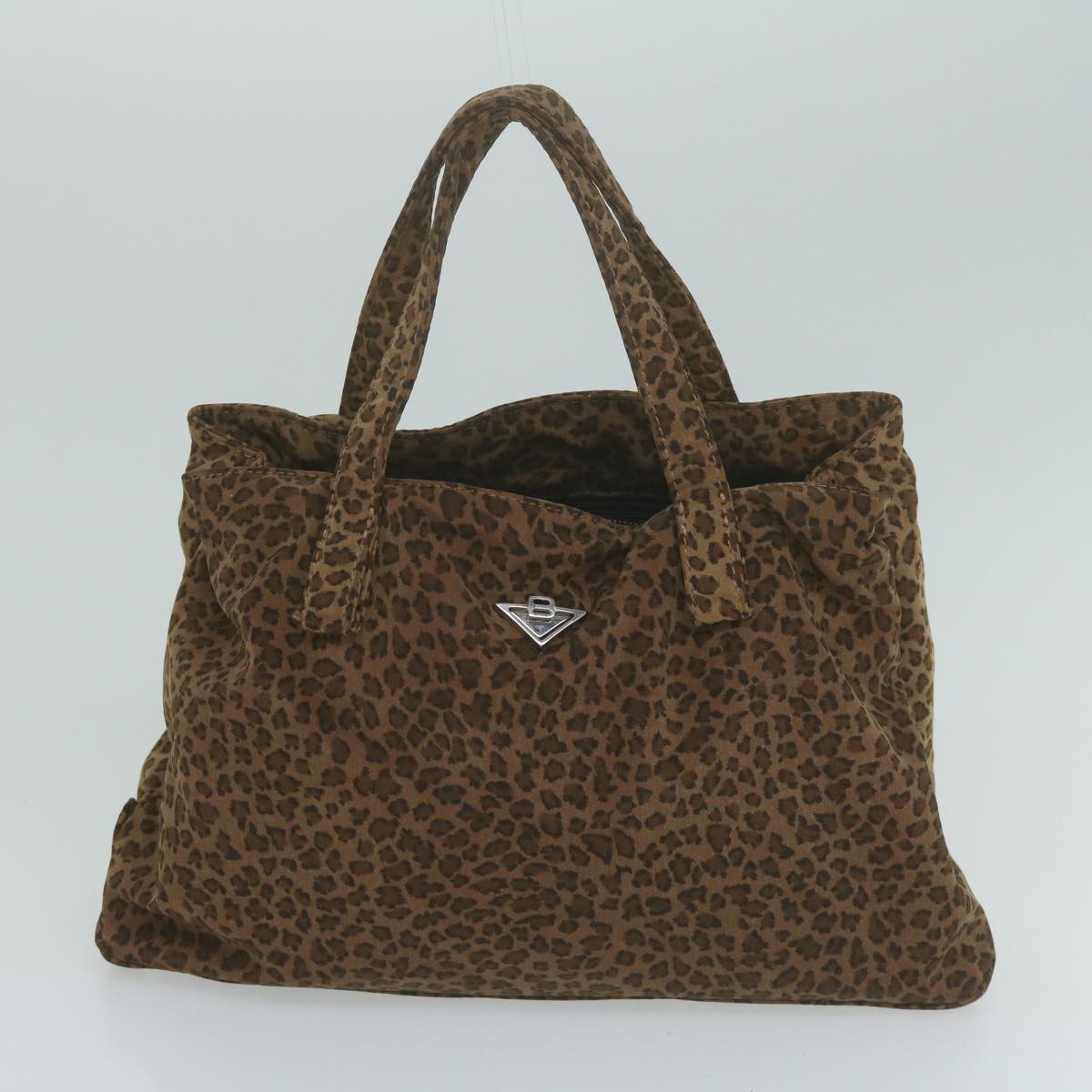 CELINE BOTTEGA VENETA Macadam Canvas Hand Bag PVC nylon 2Set Brown 10348