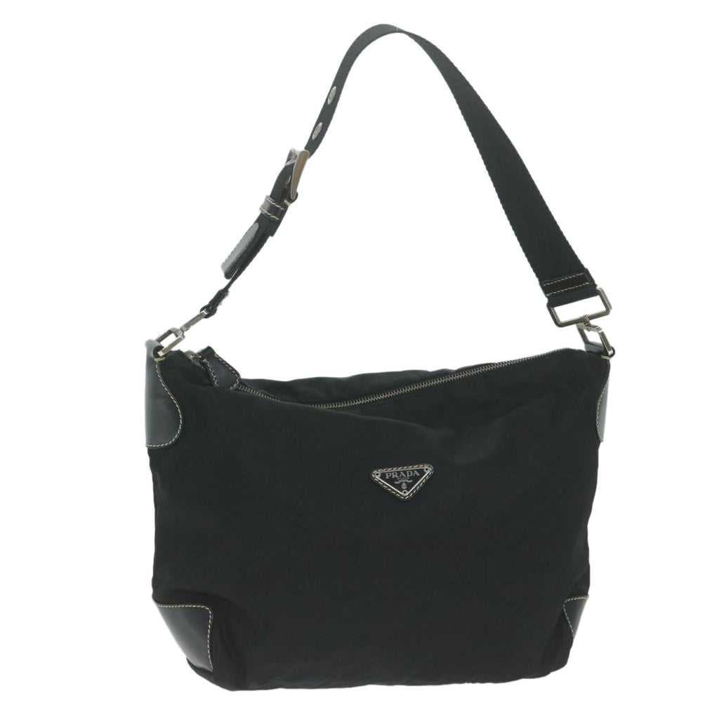 PRADA Shoulder Bag Nylon Black  yk10371