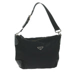 PRADA Shoulder Bag Nylon Black  yk10371