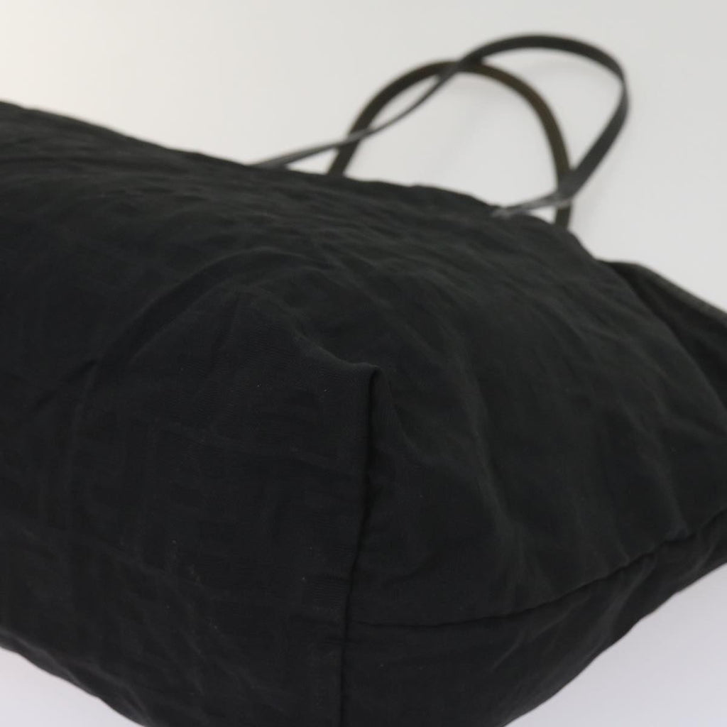 FENDI Zucca Canvas Tote Bag Blackyk10394