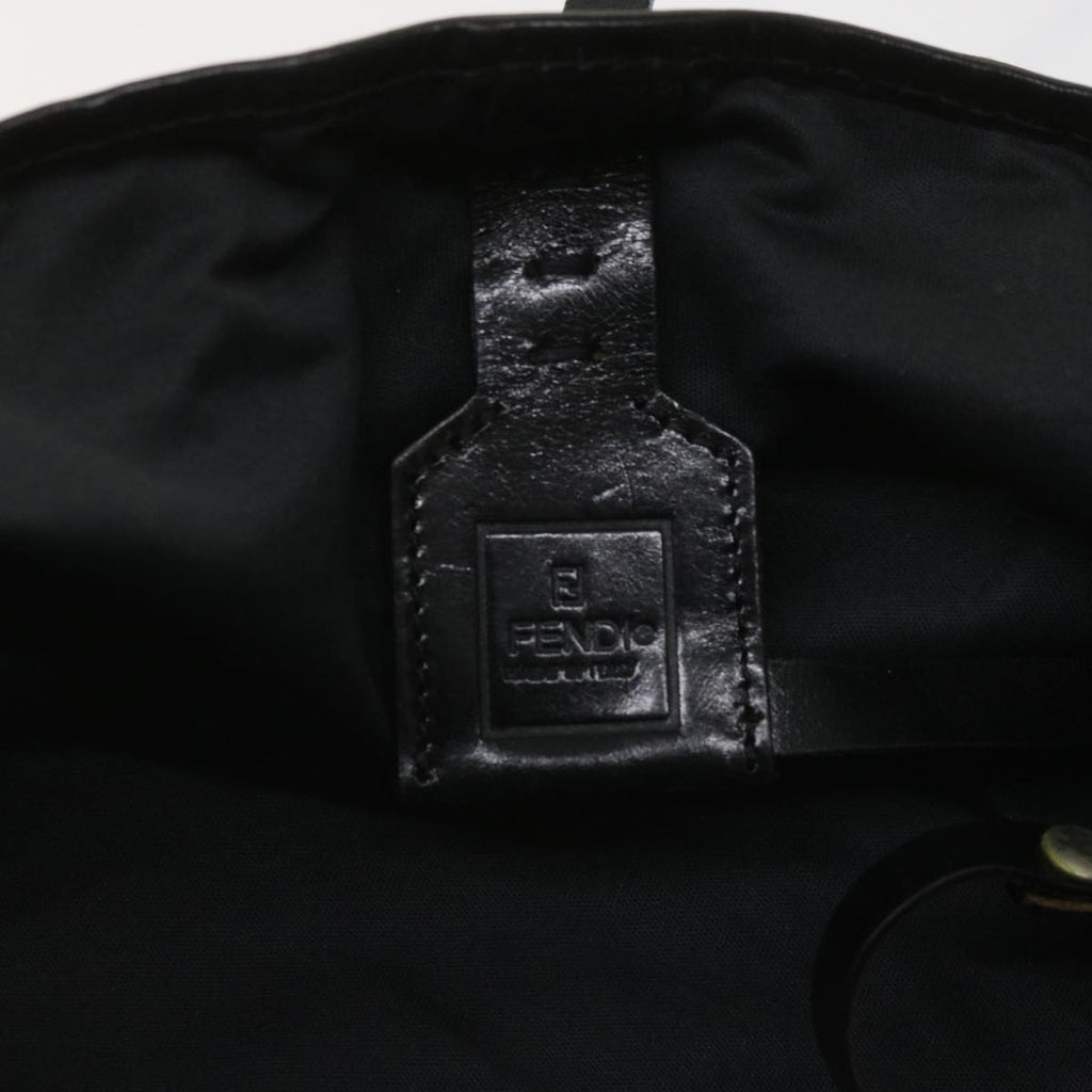 FENDI Zucca Canvas Tote Bag Blackyk10394