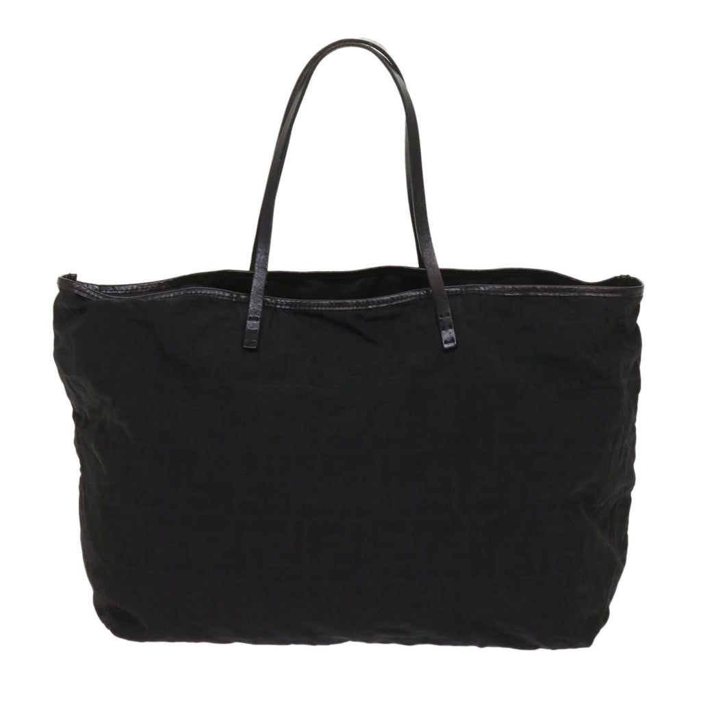 FENDI Zucca Canvas Tote Bag Blackyk10394