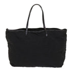 FENDI Zucca Canvas Tote Bag Blackyk10394