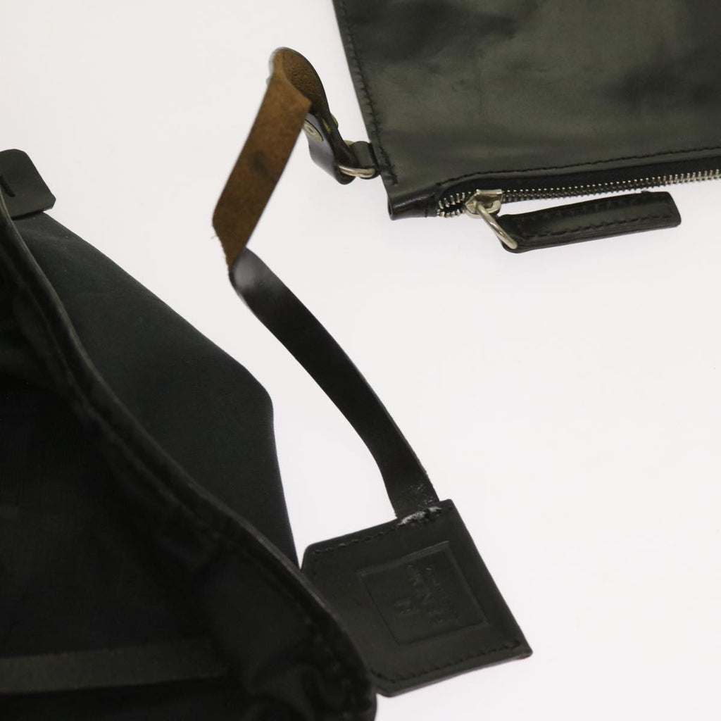 FENDI Zucca Canvas Tote Bag Blackyk10394