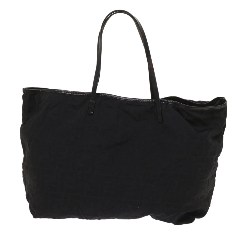 FENDI Zucca Canvas Tote Bag Blackyk10394