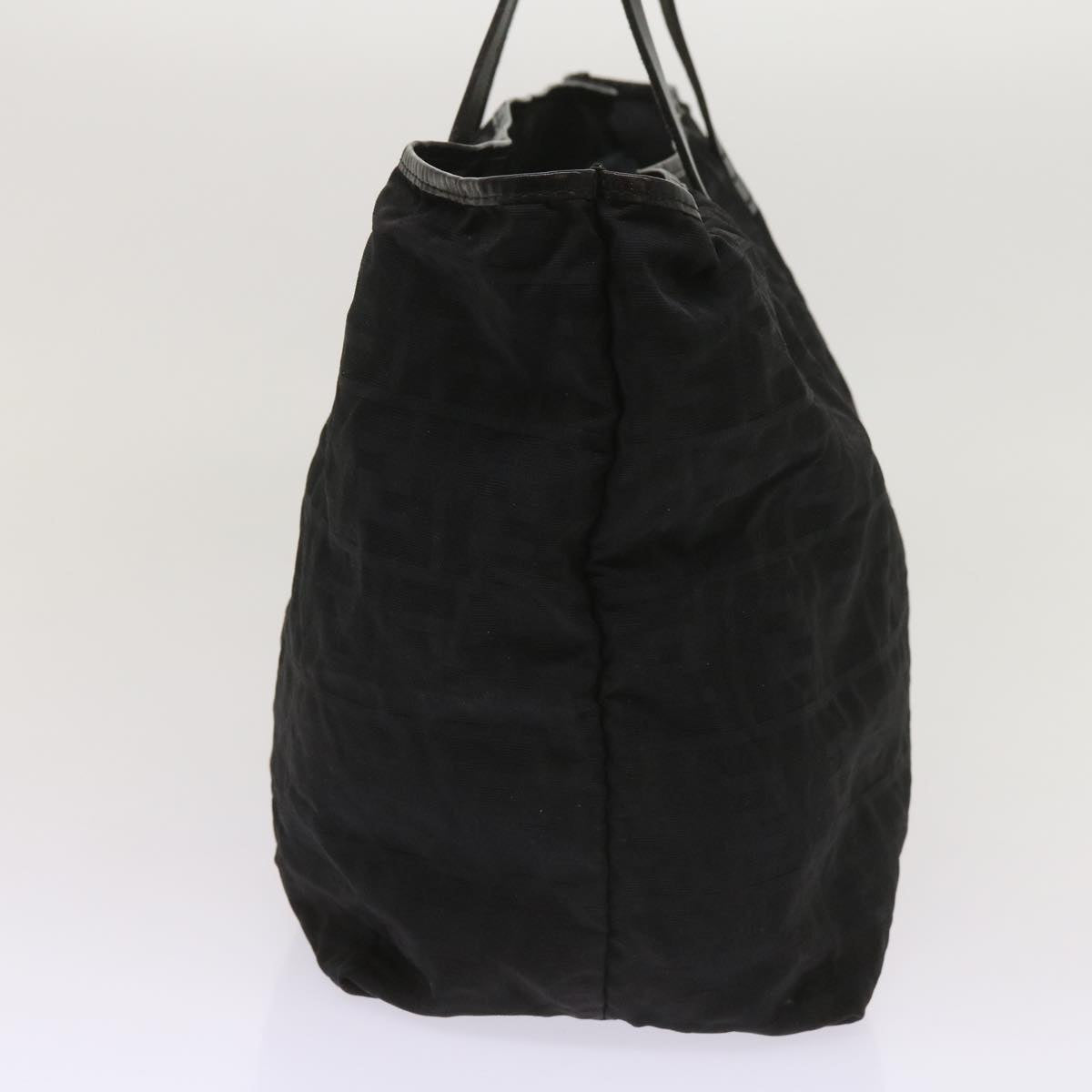 FENDI Zucca Canvas Tote Bag Blackyk10394