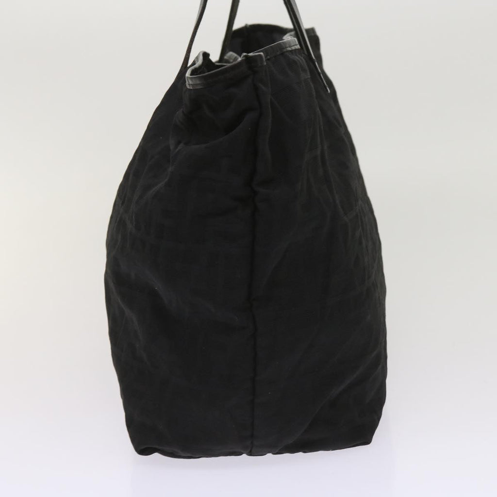 FENDI Zucca Canvas Tote Bag Blackyk10394