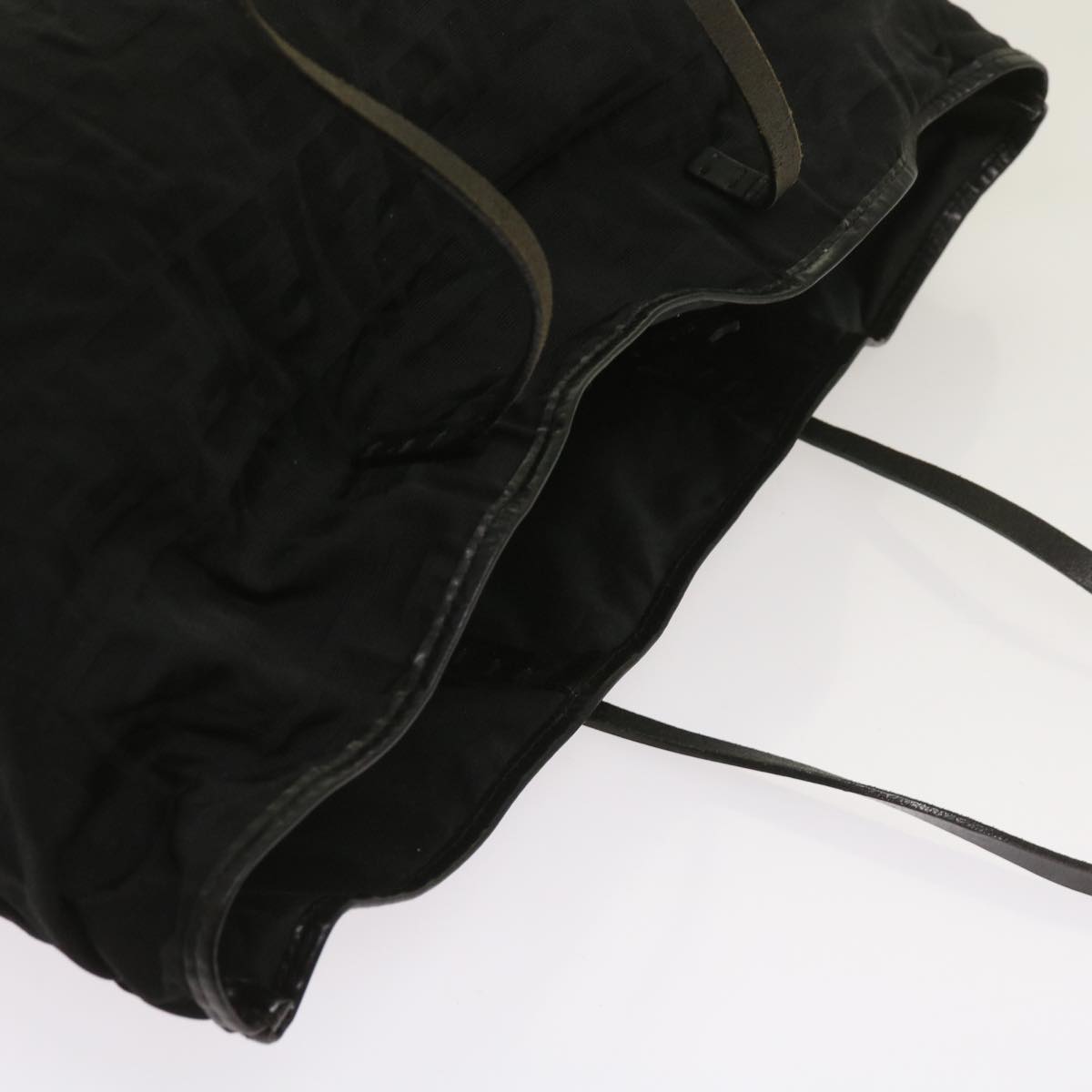 FENDI Zucca Canvas Tote Bag Blackyk10394