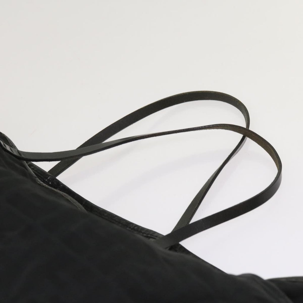 FENDI Zucca Canvas Tote Bag Blackyk10394