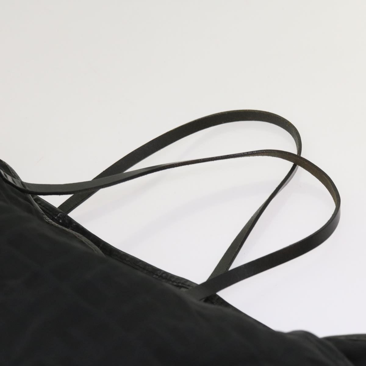 FENDI Zucca Canvas Tote Bag Blackyk10394