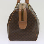 CELINE Macadam Canvas Boston Bag PVC Brown 10470