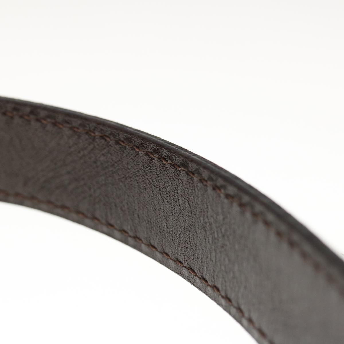 FENDI Zucca Canvas Mamma Baguette Shoulder Bag Brown Blackyk10477