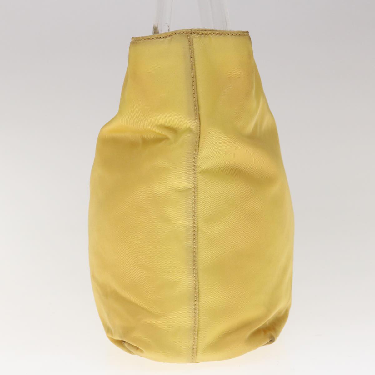 PRADA Hand Bag Nylon Yellow  yk10521