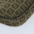 FENDI Zucchino Canvas Accessory Pouch Beigeyk10544