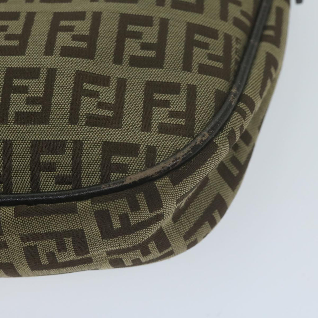 FENDI Zucchino Canvas Accessory Pouch Beigeyk10544