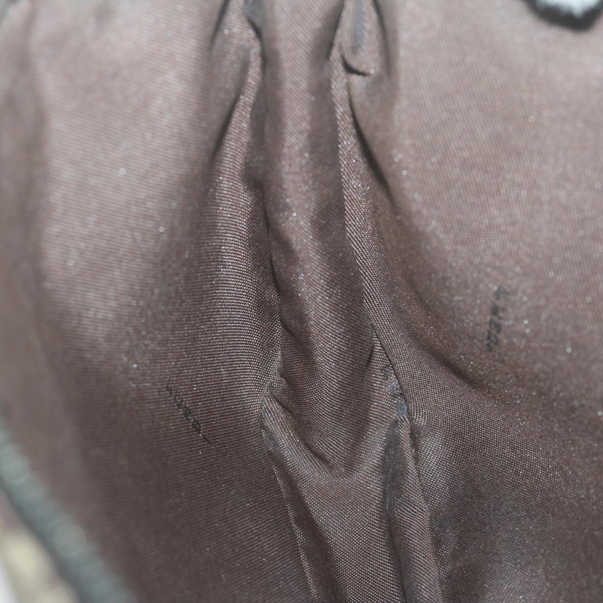 FENDI Zucchino Canvas Accessory Pouch Beigeyk10544