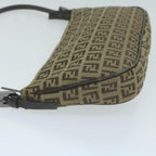 FENDI Zucchino Canvas Accessory Pouch Beigeyk10544