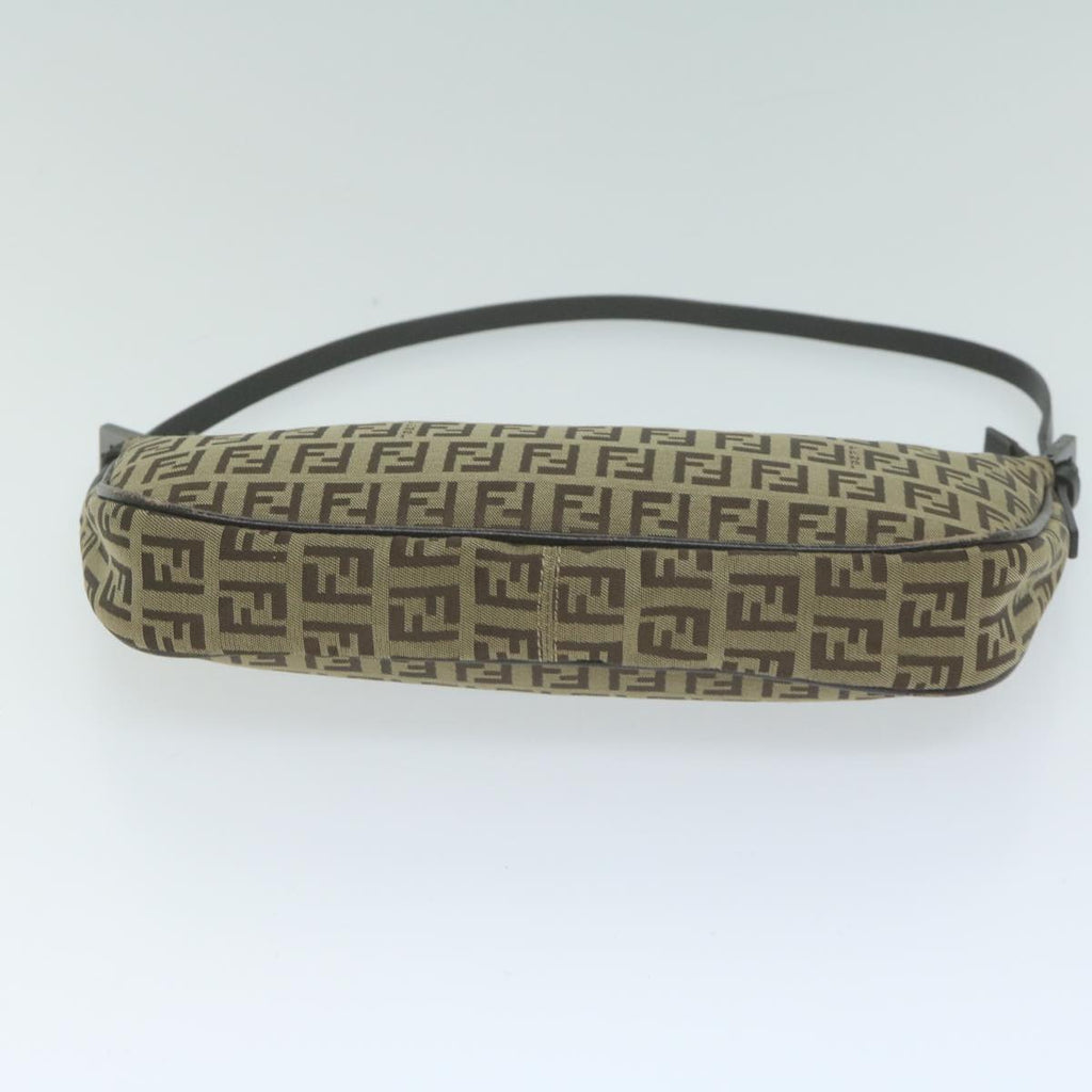FENDI Zucchino Canvas Accessory Pouch Beigeyk10544