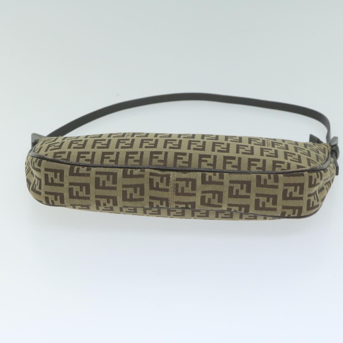 FENDI Zucchino Canvas Accessory Pouch Beigeyk10544