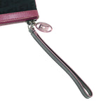 FENDI Zucchino Canvas Pouch Black Pinkyk10551