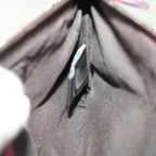 FENDI Zucchino Canvas Pouch Black Pinkyk10551