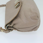 Chloe Lily Shoulder Bag Leather 2way Beige yk10579