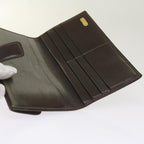 FENDI Zucca Canvas Long Wallet Black Brownyk10582
