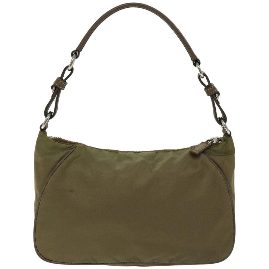 PRADA Shoulder Bag Nylon Brown  yk10633