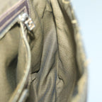 FENDI Zucca Canvas Shoulder Bag Black Brownyk10698