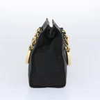 PRADA Hand Bag Nylon Black  yk10714