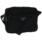 PRADA Shoulder Bag Nylon Black  yk10731