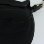 FENDI Mamma Baguette Shoulder Bag Nylon Blackyk10749