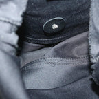 FENDI Mamma Baguette Shoulder Bag Nylon Blackyk10749