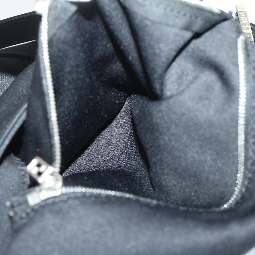 FENDI Mamma Baguette Shoulder Bag Nylon Blackyk10749