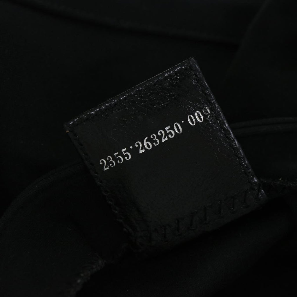 FENDI Mamma Baguette Shoulder Bag Nylon Blackyk10749