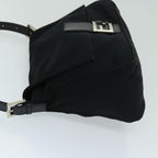 FENDI Mamma Baguette Shoulder Bag Nylon Blackyk10749
